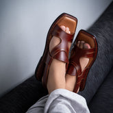 PW Premium Panjadaar Chappals 2.0 - Burgundy